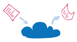 Transmettez vos pièces<br />
comptables en 1 clic